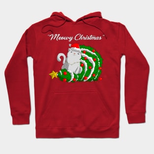 Meowy Christmas Hoodie